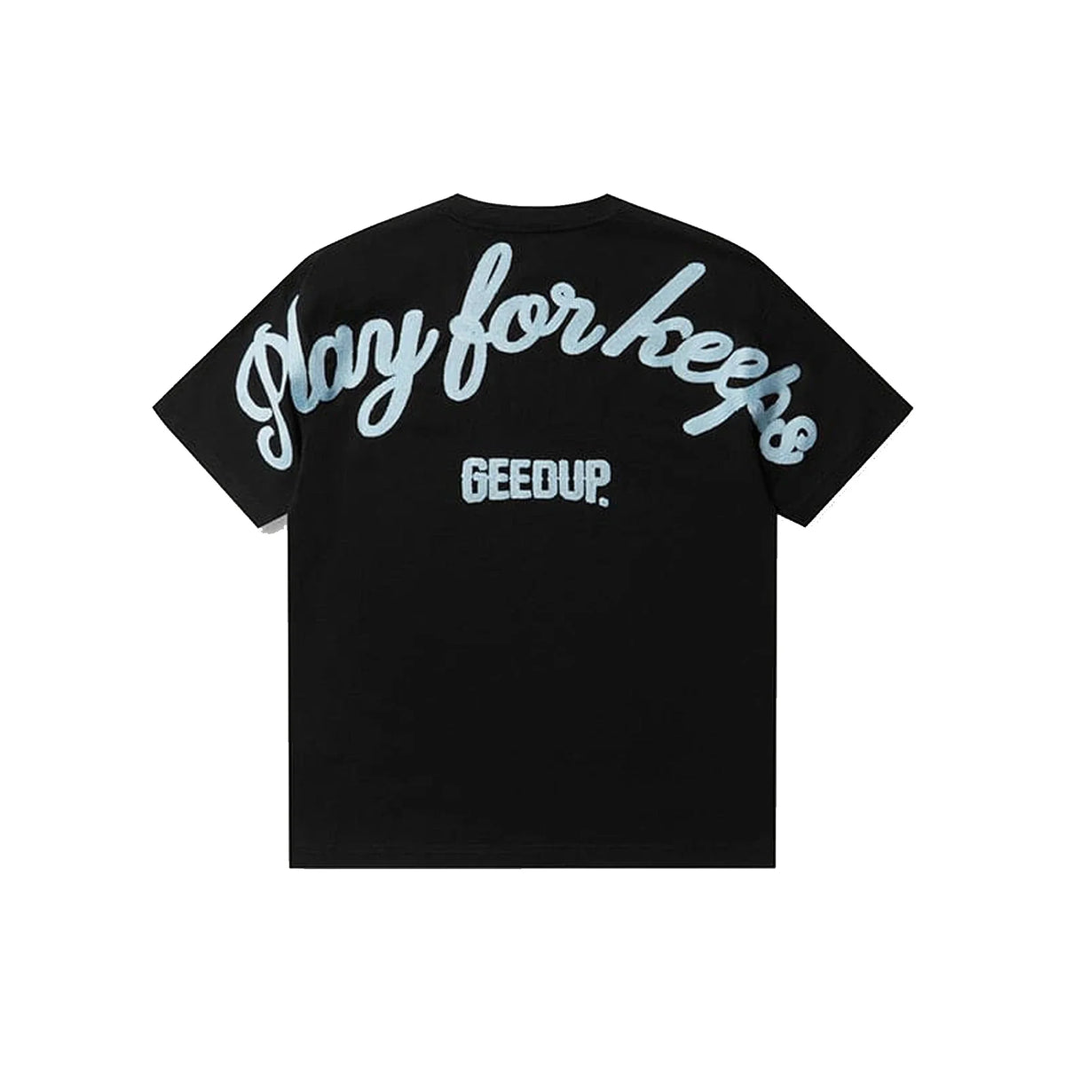 Geedup PFK Script T-Shirt 'Black/ Blue' (2025)