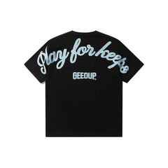 Geedup PFK Script T-Shirt 'Black/ Blue' (2025)