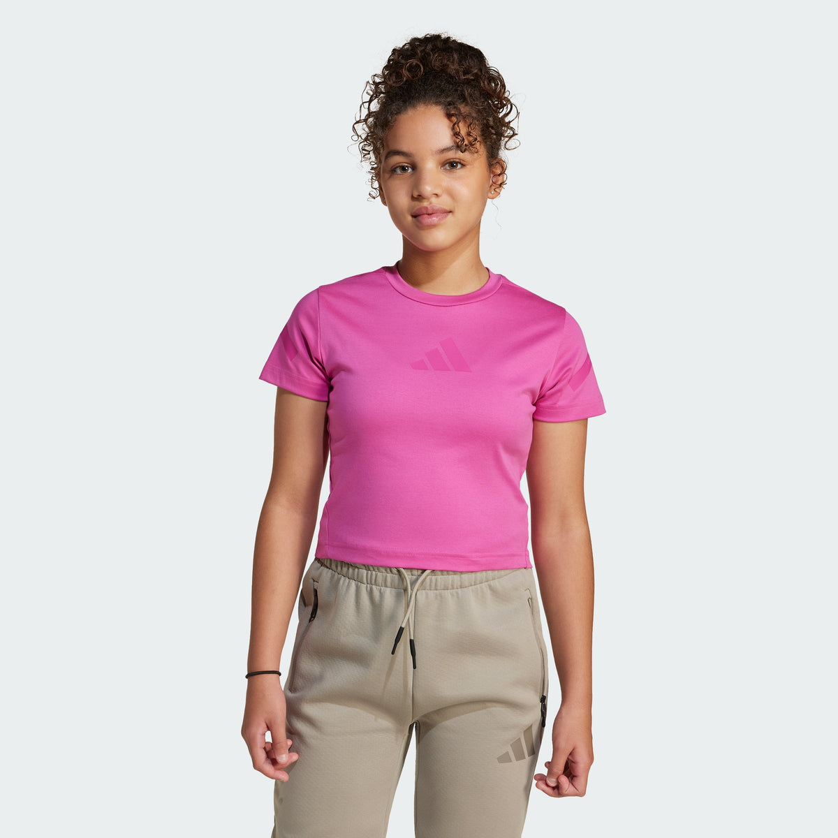 Kids' Z.N.E. Fitted Crop Tee Kids