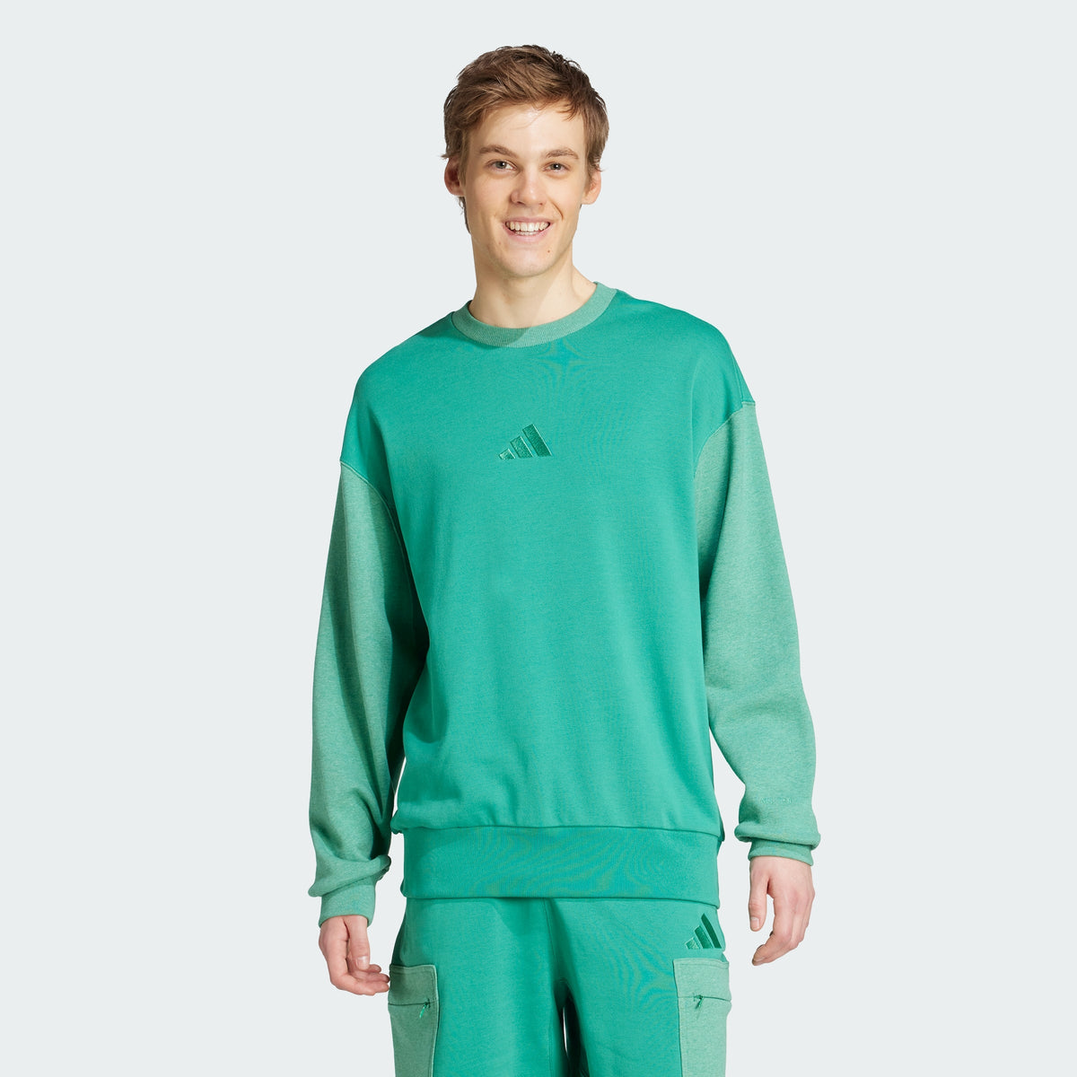 Men's All SZN French Terry Colorblock Crew Sweatshirt