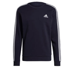 Men's Essentials Fleece 3-Stripes Sweatshirt