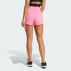 Women's Pacer Training 3 Stripes Woven High Rise Shorts