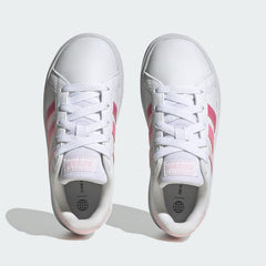 Kids' Grand Court Lifestyle Tennis Lace-Up Shoes