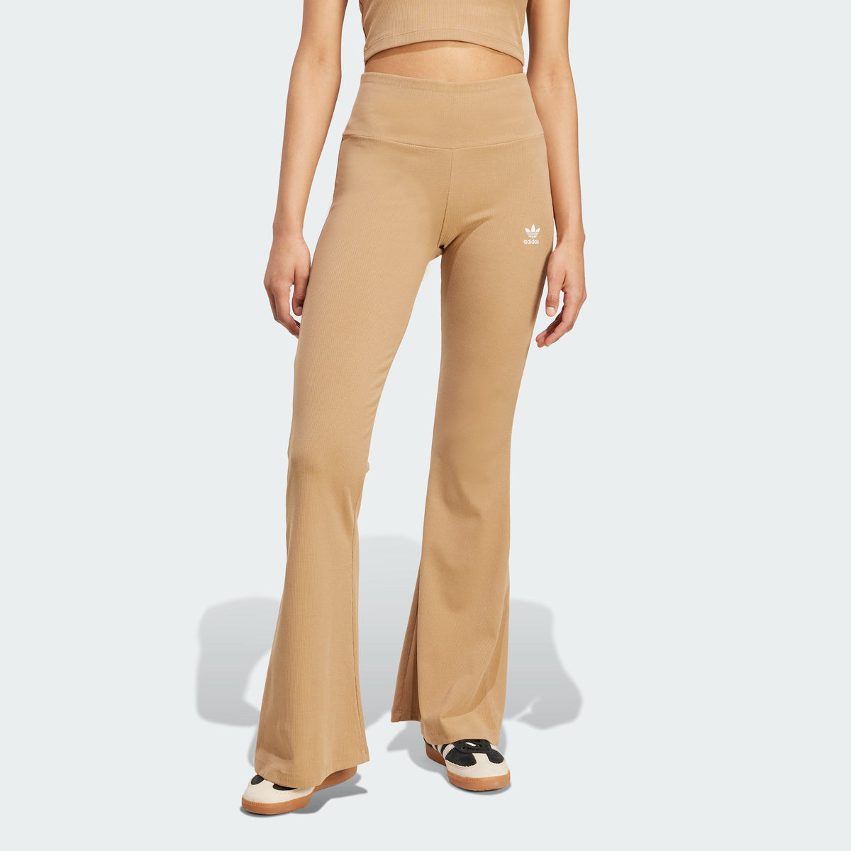 Women's Essentials Rib Flared Leggings