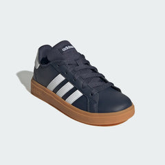Kids' Grand Court Lifestyle Tennis Lace-Up Shoes