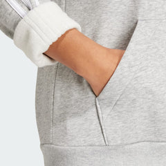 Women's Fleece 3 Stripes Full Zip Hoodie
