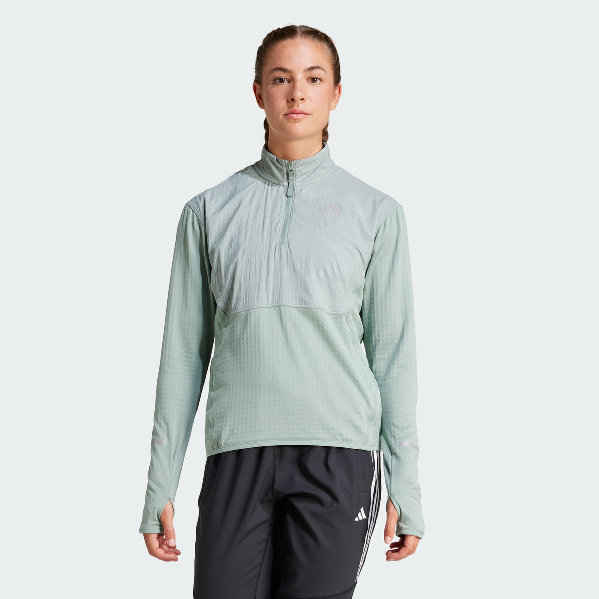 Women's Ultimate Hi Vis Reflective 1 2 Zip Top
