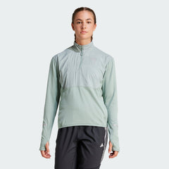 Women's Ultimate Hi Vis Reflective 1 2 Zip Top