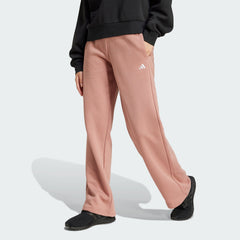 Women's Essentials Small Logo Feel Cozy Open-Hem Pants