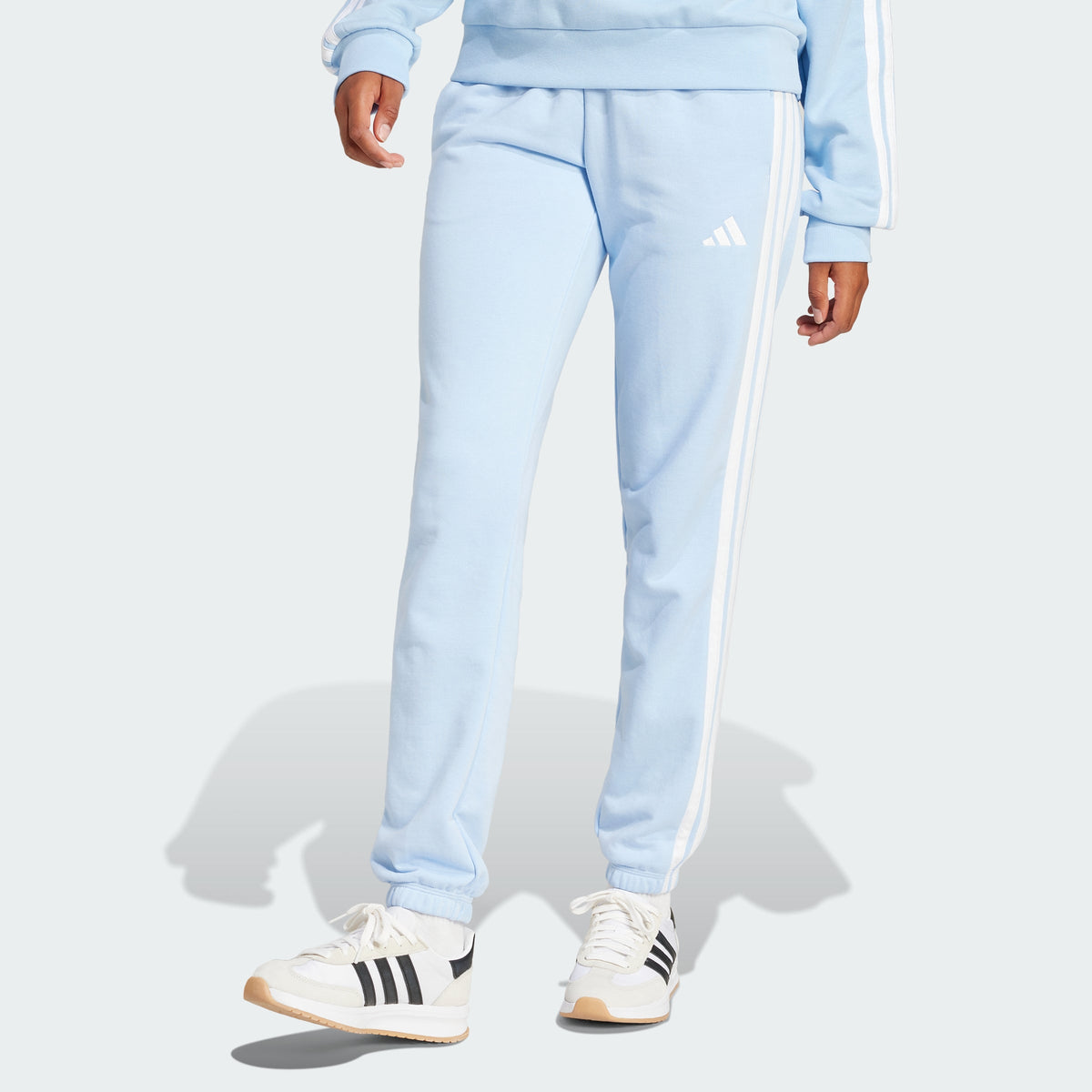 Women's Essentials 3-Stripes French Terry Cuffed Pants