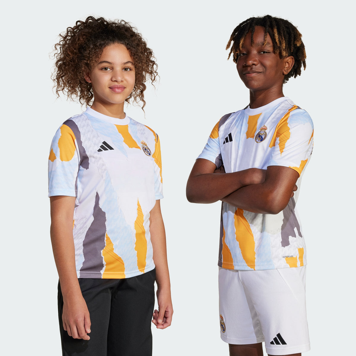 Kids' Real Madrid 24/25 Pre-Match Jersey Kids