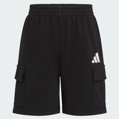 Kids' Two-Piece Short Sleeve Cotton Tee and Cargo French Terry Shorts Set