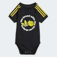 Kids' Originals x Smiley World 3 Stripes Bodysuit Kids