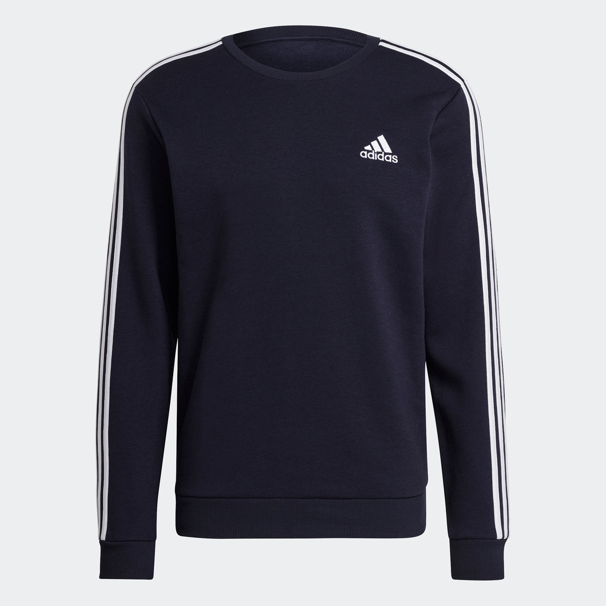 Men's Essentials Fleece 3-Stripes Sweatshirt