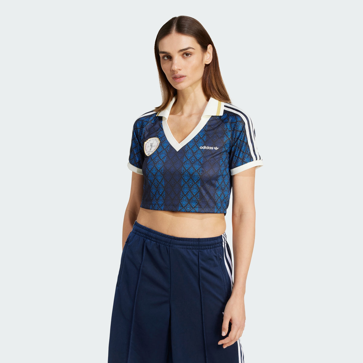 Women's Originals Retro Sports Cricket inspired Cropped Jersey