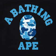 BAPE ABC Camo College Tee 'Black/ Blue' (2025)