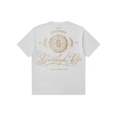 Geedup Co. Cursive T-Shirt 'Off White' (2025)