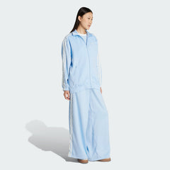 Women's Originals Satin Ruffle 3-Stripes Firebird Track Jacket