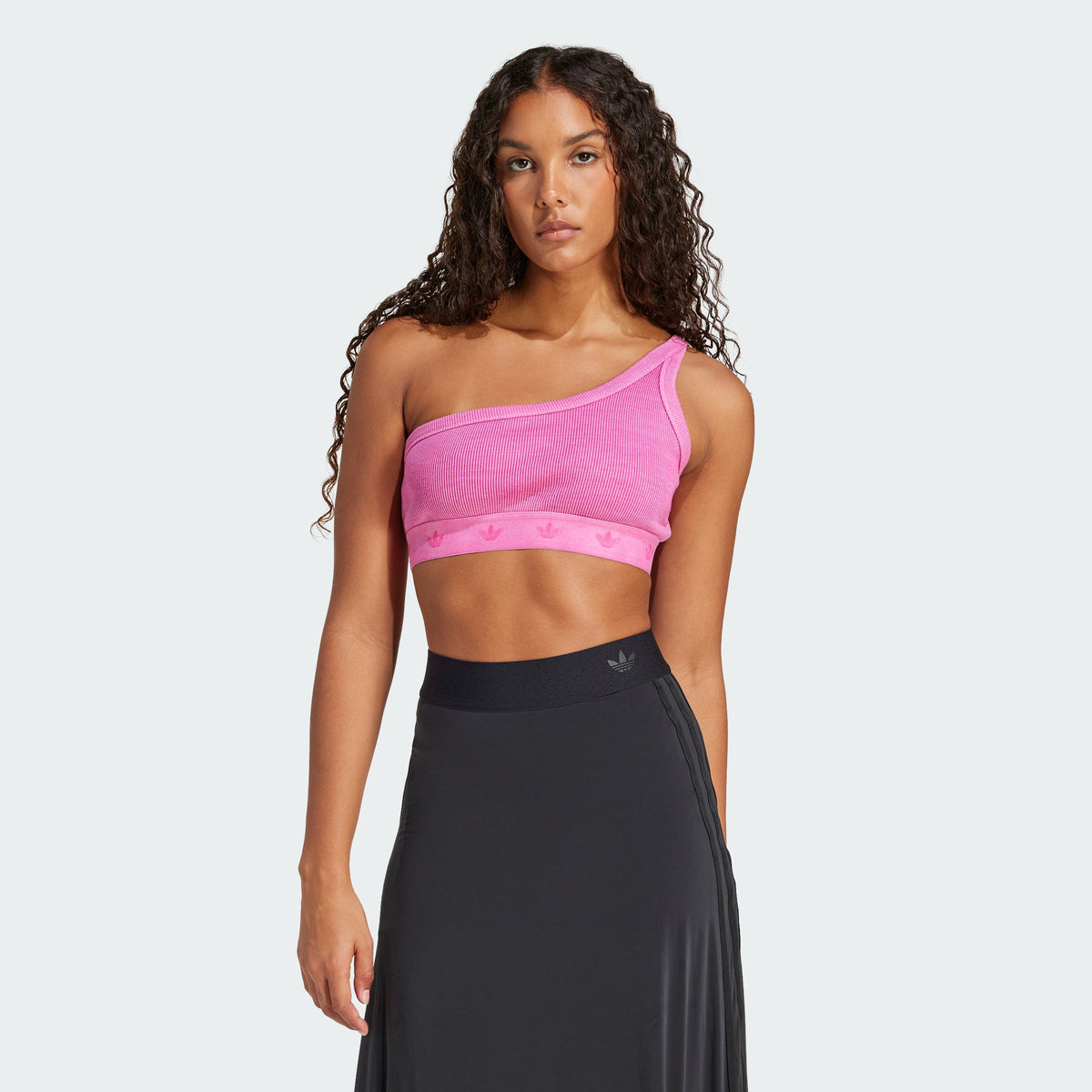 Women's Ribbed One-Shoulder Top
