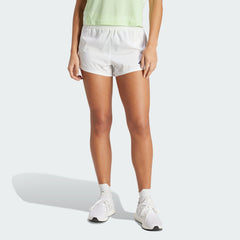 Women's Pacer Training 3-Stripes Woven High-Rise Shorts