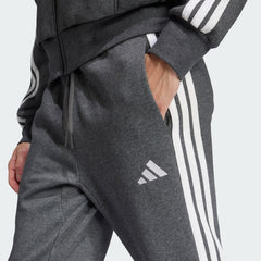 Men's Essentials 3-Stripes Open Hem Fleece Pants