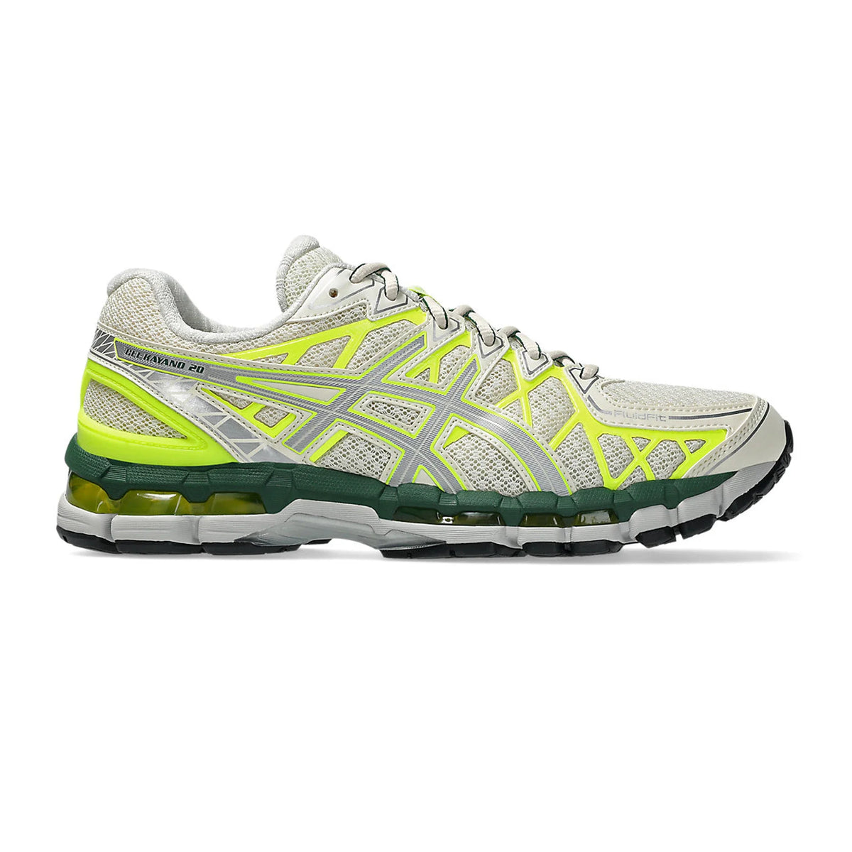 Gel Kayano 20 'Cream Lime Forest Green'