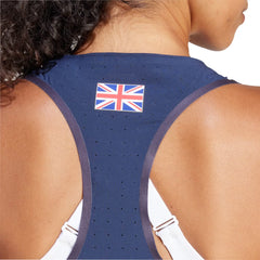 Adizero Team GB Womens Running Vest Tank Top - Blue