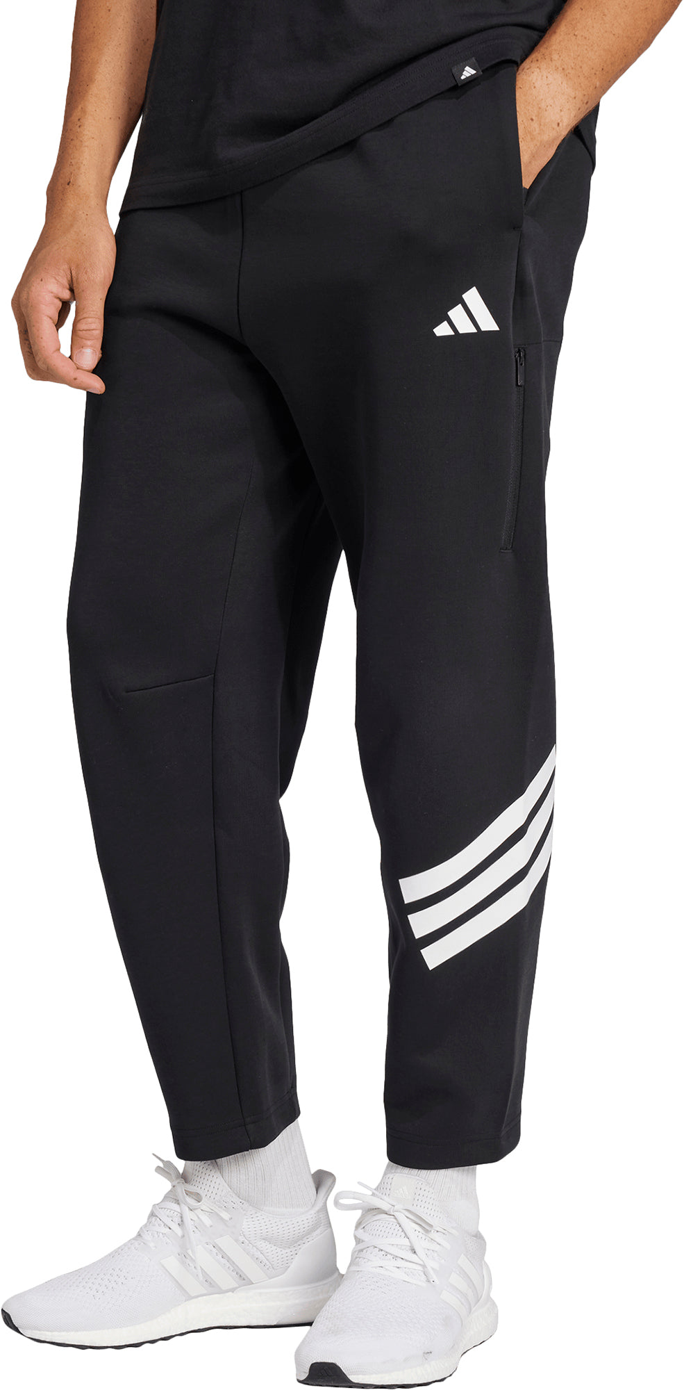 Future Icons 3 Stripes Mens Training pants - Black