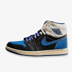 1 Retro High OG x Fragment Design x Union LA 'Black / Sport Royal' (2026)