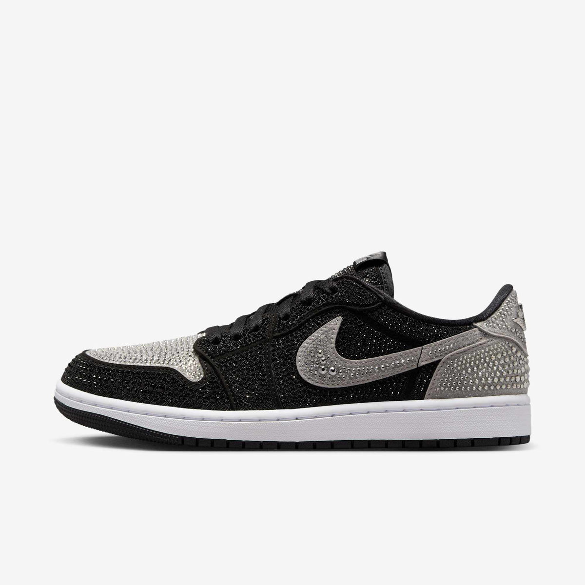 1 Retro Low OG x Swarovski 'Stealth' (2025) (Womens)
