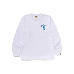 BAPE ABC Camo College ATS LS Tee 'White/ Blue' (2026)