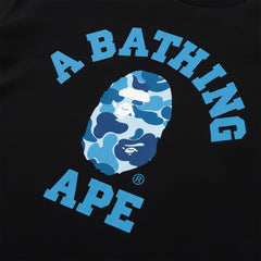 BAPE ABC Camo College Tee 'Black/ Blue' (2025)