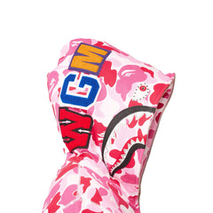 BAPE ABC Camo Crystal Stone Shark Full Zip Hoodie 'Pink' (2025)