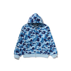BAPE ABC Camo Heavy Wash Cropped Fit Zip Hoodie 'Blue' (2026)