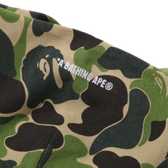 BAPE ABC Camo Heavy Wash Cropped Fit Zip Hoodie 'Green' (2026)