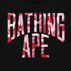 BAPE ABC Camo NYC Logo Tee 'Black/ Pink'