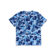 BAPE ABC Camo Pile Jacquard One Point Tee 'Blue'