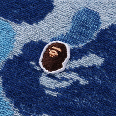 BAPE ABC Camo Pile Jacquard One Point Tee 'Blue'