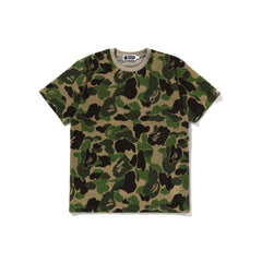 BAPE ABC Camo Pile Jacquard One Point Tee 'Green'