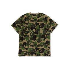 BAPE ABC Camo Pile Jacquard One Point Tee 'Green'