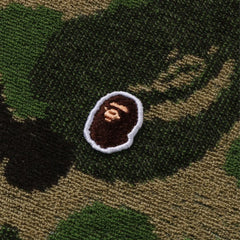 BAPE ABC Camo Pile Jacquard One Point Tee 'Green'