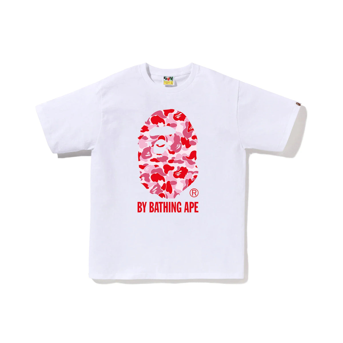 BAPE ABC Camo By Bathing Ape Tee 'White/ Pink'