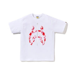 BAPE ABC Camo Shark Tee 'White/ Pink'
