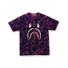 BAPE Color Camo Shark Tee 'Purple'