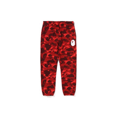 BAPE Color Camo Sweat Pants 'Red'
