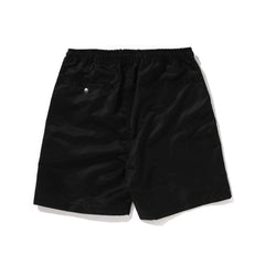 BAPE Logo Nylon Relaxed Fit Shorts 'Black'