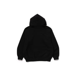 BAPE Metal One Point Zip Up Hoodie 'Black'