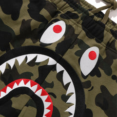 BAPE 1st Camo Shark Sweatpants 'Green'