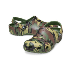 Classic Camouflage Clog 'Army Green/ Multi'
