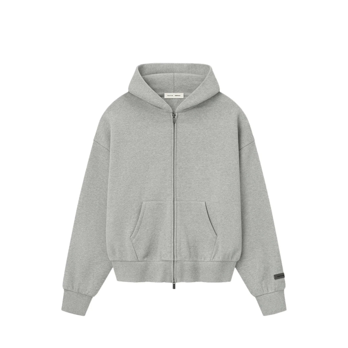 Classic Fleece Zip-Up Hoodie 'Concrete Heather' (2025)